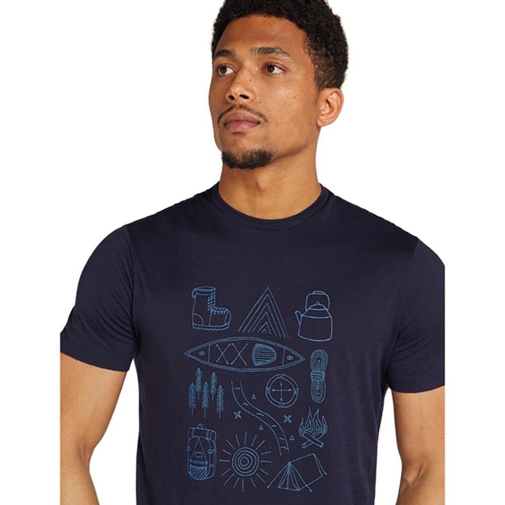 Icebreaker Men's Merino 150 Tech Lite III Tee Camp Essentials - Image 3