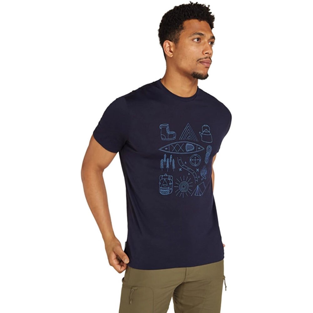 Icebreaker Men's Merino 150 Tech Lite III Tee Camp Essentials - Image 2
