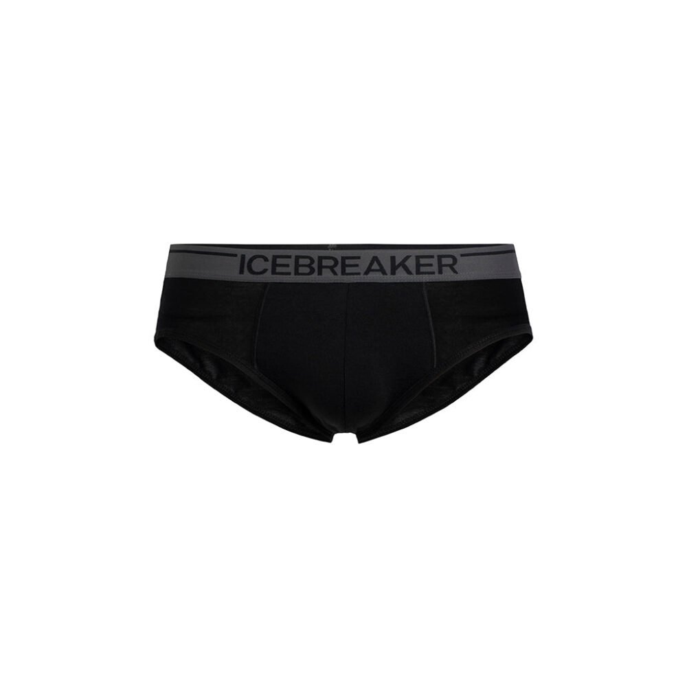 Icebreaker Men's Anatomica Briefs - Black/Monsoon