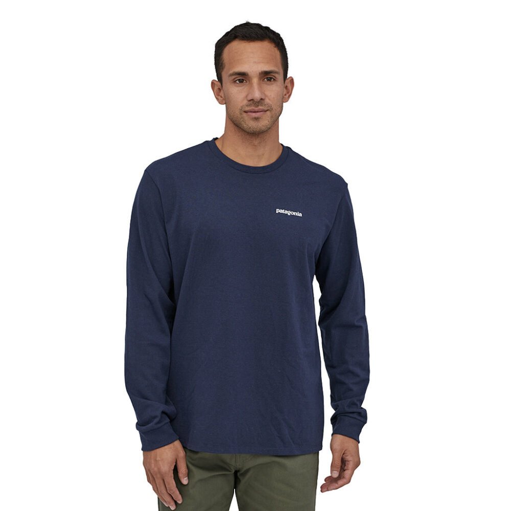 Patagonia Men's Long-sleeve P-6 Logo Responsibili-Tee - Image 2