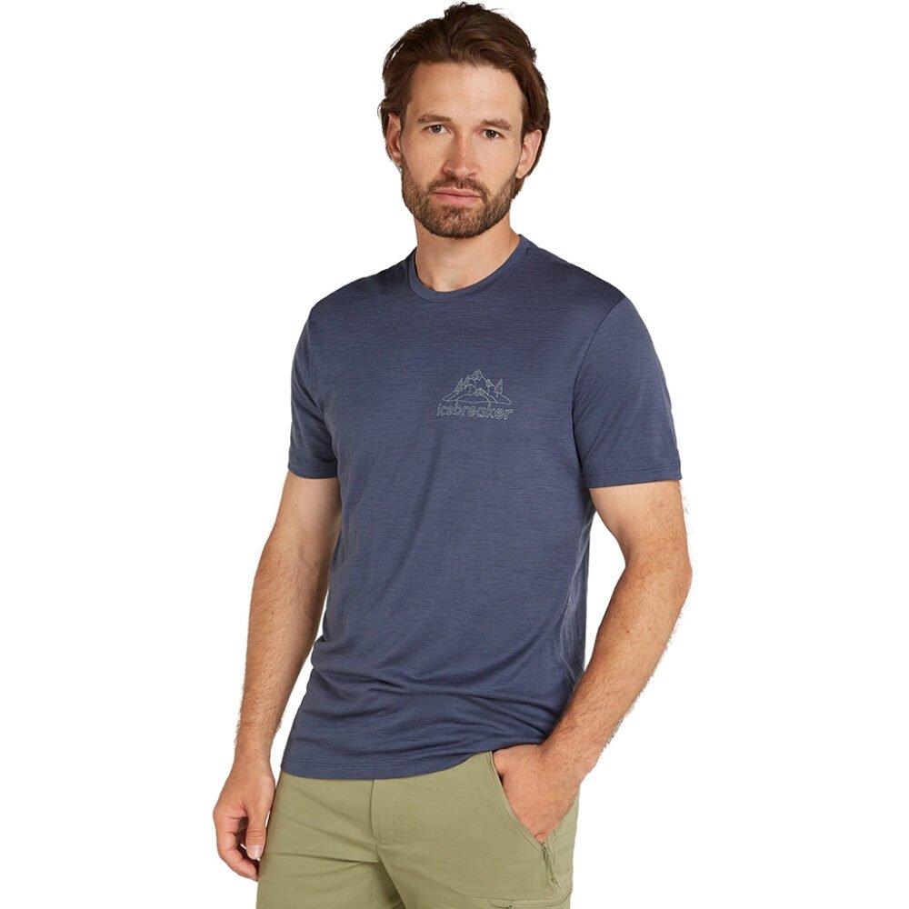Icebreaker Men's Merino 150 Tech Lite III Tee IB Back Pack - Image 2