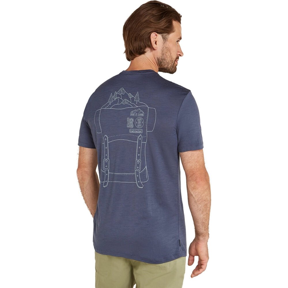 Icebreaker Men's Merino 150 Tech Lite III Tee IB Back Pack - Image 3