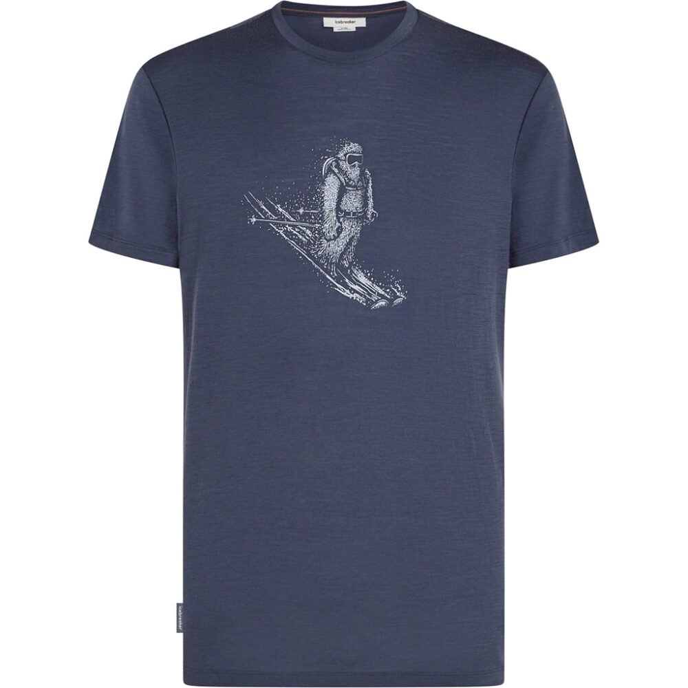 Icebreaker Men's Merino 150 Tech Lite III Tee Skiing Yeti