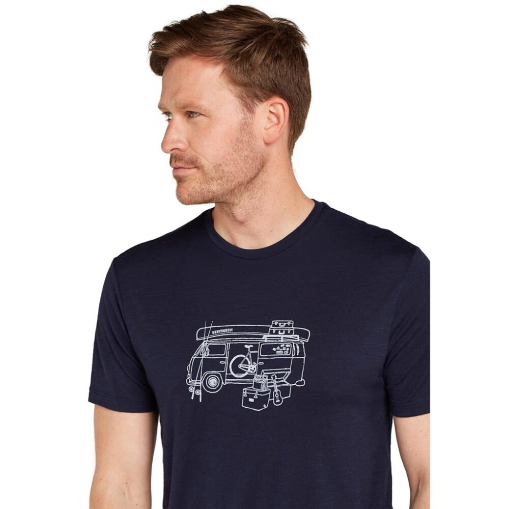 Icebreaker Men's Merino 150 Tech Lite III Tee Van Life - Image 4